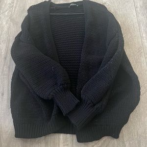 Black Express cardigan size XL